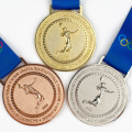 Wholesale Price Custom Made Medals Souvenir Blank Gold Finisher Sport Gymnastic Award Medal with Ribbon